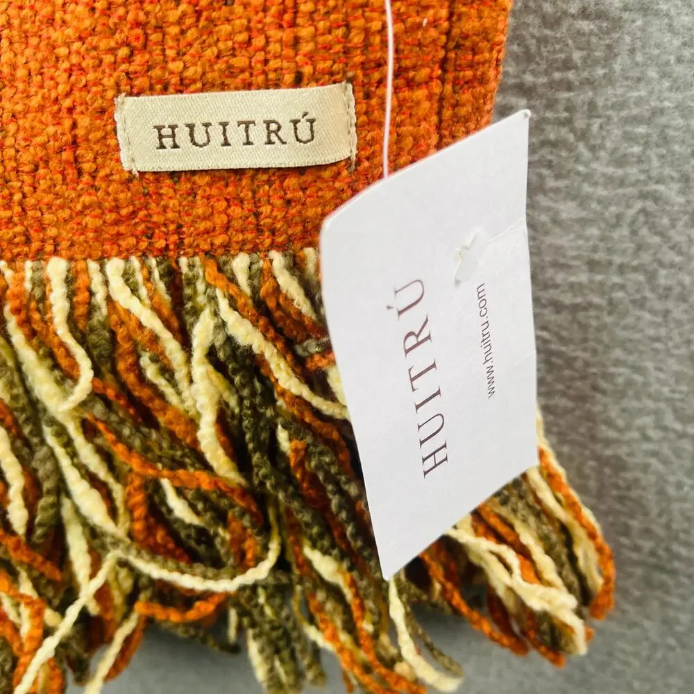 Huitru Table Runner Luxury Textiles Hand Woven Argentine NEW 56 x 14